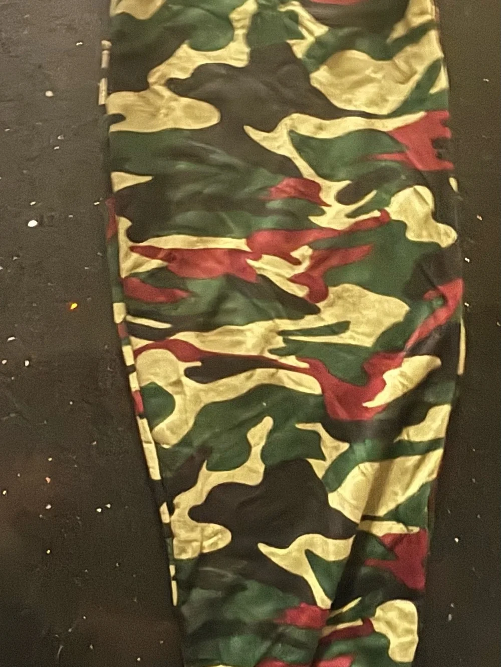 Kids Camo Jogger Pants - Green Multi